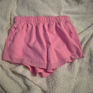 pink shorts